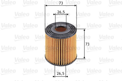 Filtro de óleo VALEO 586523
