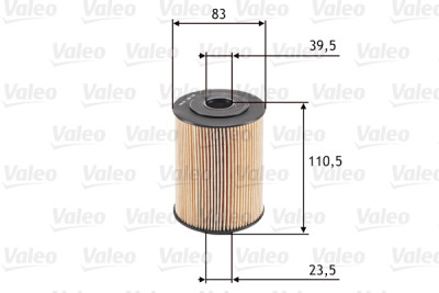 Filtro de óleo VALEO 586526