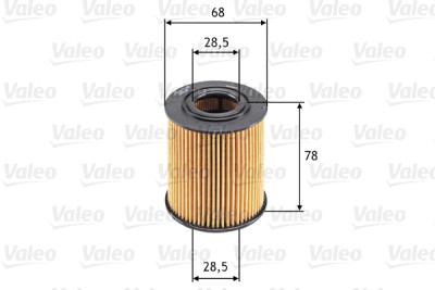 Filtro de óleo VALEO 586528