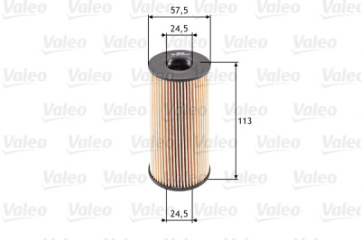 Filtro de óleo VALEO 586529