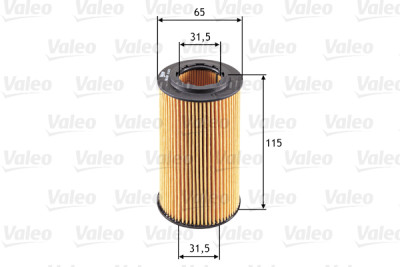 Filtro de óleo VALEO 586550