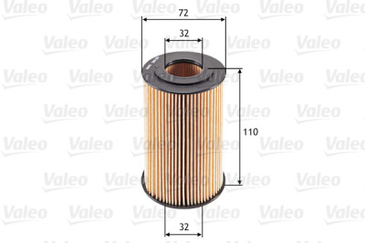 Filtro de óleo VALEO 586565