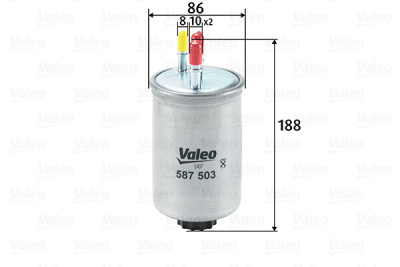 Filtro de combustível VALEO 587503