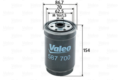 Filtro de combustível VALEO 587700