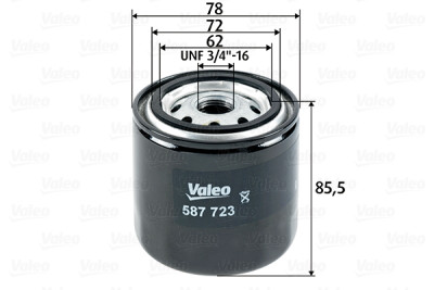 Filtro de combustível VALEO 587723