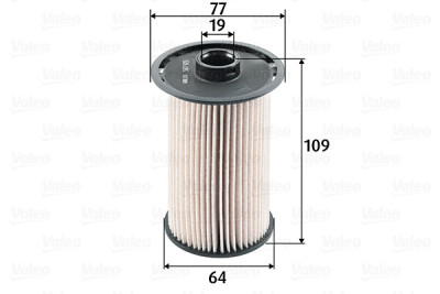 Filtro de combustível VALEO 587925