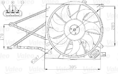 Ventilador, refrigeração do motor