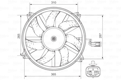 Ventilador, refrigeração do motor