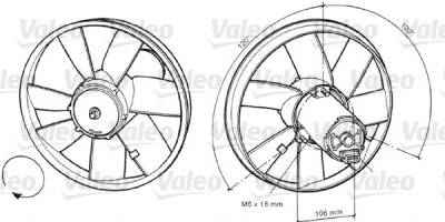 Ventilador, refrigeração do motor