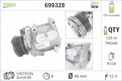 Compressor, ar condicionado