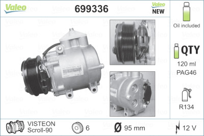 Compressor, ar condicionado