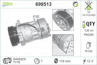Compressor, ar condicionado
