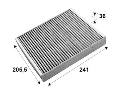 Filtro, aire habitáculo CLIMFILTER PROTECT