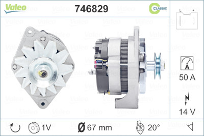 Alternador VALEO CLASSIC RCB