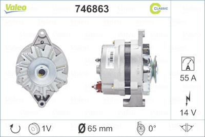 Alternador VALEO CLASSIC RCB