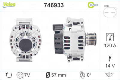 Alternador VALEO CLASSIC RCB