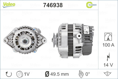Alternador VALEO CLASSIC RCB
