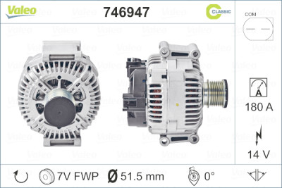 Alternador VALEO CLASSIC RCB