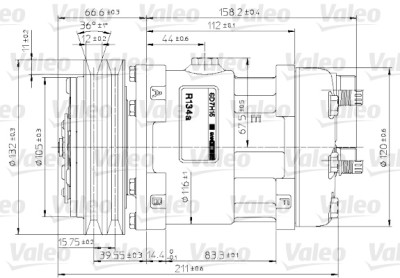 Compressor, ar condicionado