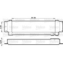 Radiador de óleo, óleo do motor VALEO 816963