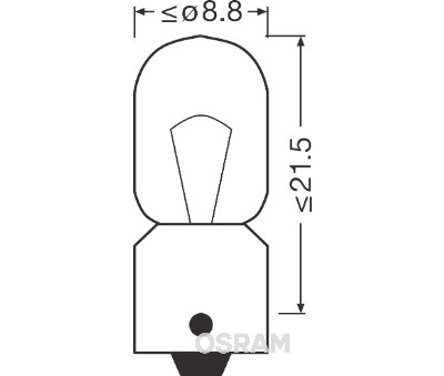 Lâmpada, luz intermitente OSRAM 3893