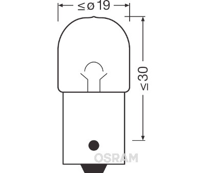 Lâmpada, luz intermitente OSRAM 5627