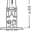 Lâmpada de farol alto OSRAM 64150CBI-HCB