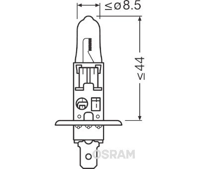 Lâmpada de farol alto OSRAM 64150CBI-HCB