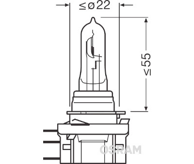 Lâmpada de farol alto OSRAM 64176