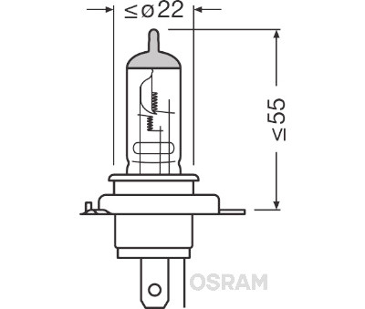 Lâmpada, farol principal