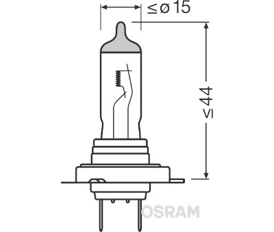 Lâmpada de farol alto OSRAM 64215