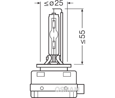 Lâmpada de farol alto OSRAM 66140