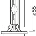 Lâmpada de farol alto OSRAM 66240
