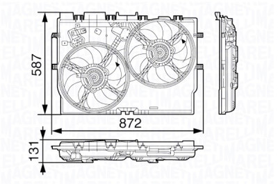 Ventilador, refrigeração do motor
