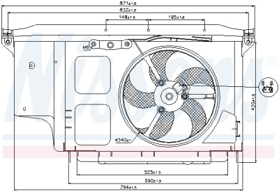 Ventilador, refrigeração do motor