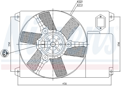 Ventilador, refrigeração do motor