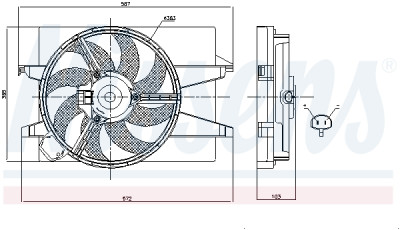 Ventilador, refrigeração do motor
