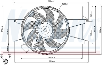 Ventilador, refrigeração do motor