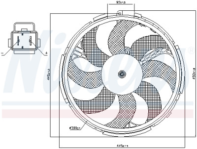 Ventilador, refrigeração do motor