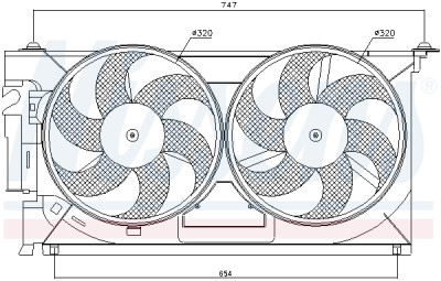 Ventilador, refrigeração do motor