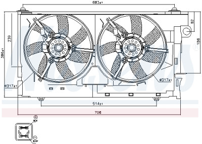 Ventilador, refrigeração do motor