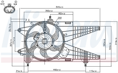 Ventilador, refrigeração do motor
