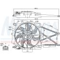 Ventilador, refrigeração do motor