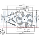 Ventilador, refrigeração do motor