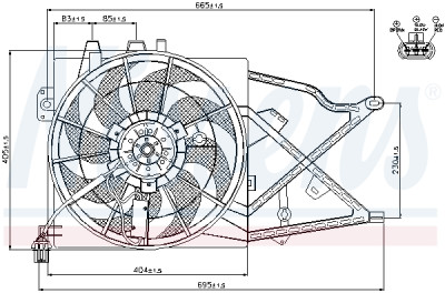 Ventilador, refrigeração do motor