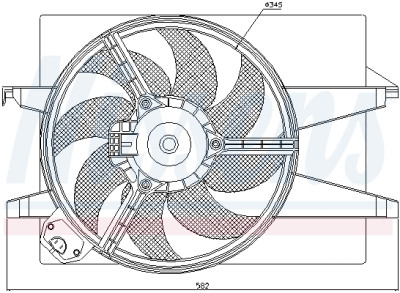 Ventilador, refrigeração do motor