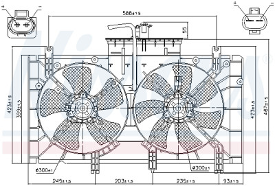 Ventilador, refrigeração do motor