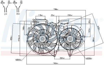Ventilador, refrigeração do motor