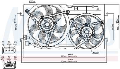 Ventilador, refrigeração do motor