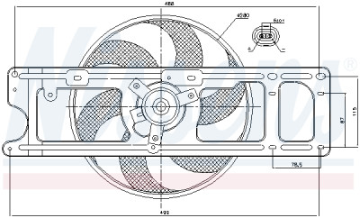 Ventilador, refrigeração do motor